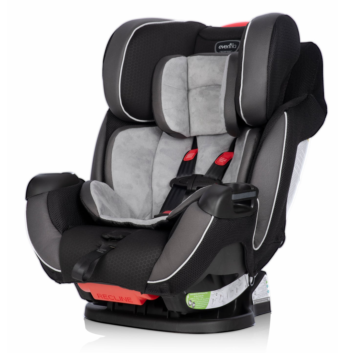 Evenflo Symphony DLX All-in-One Car Seat in Paramount Gray