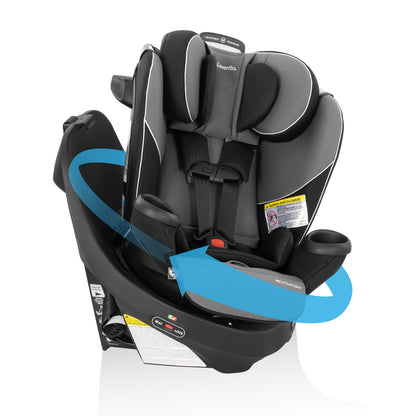 Revolve360 Rotational All-In-One Car Seat rotating