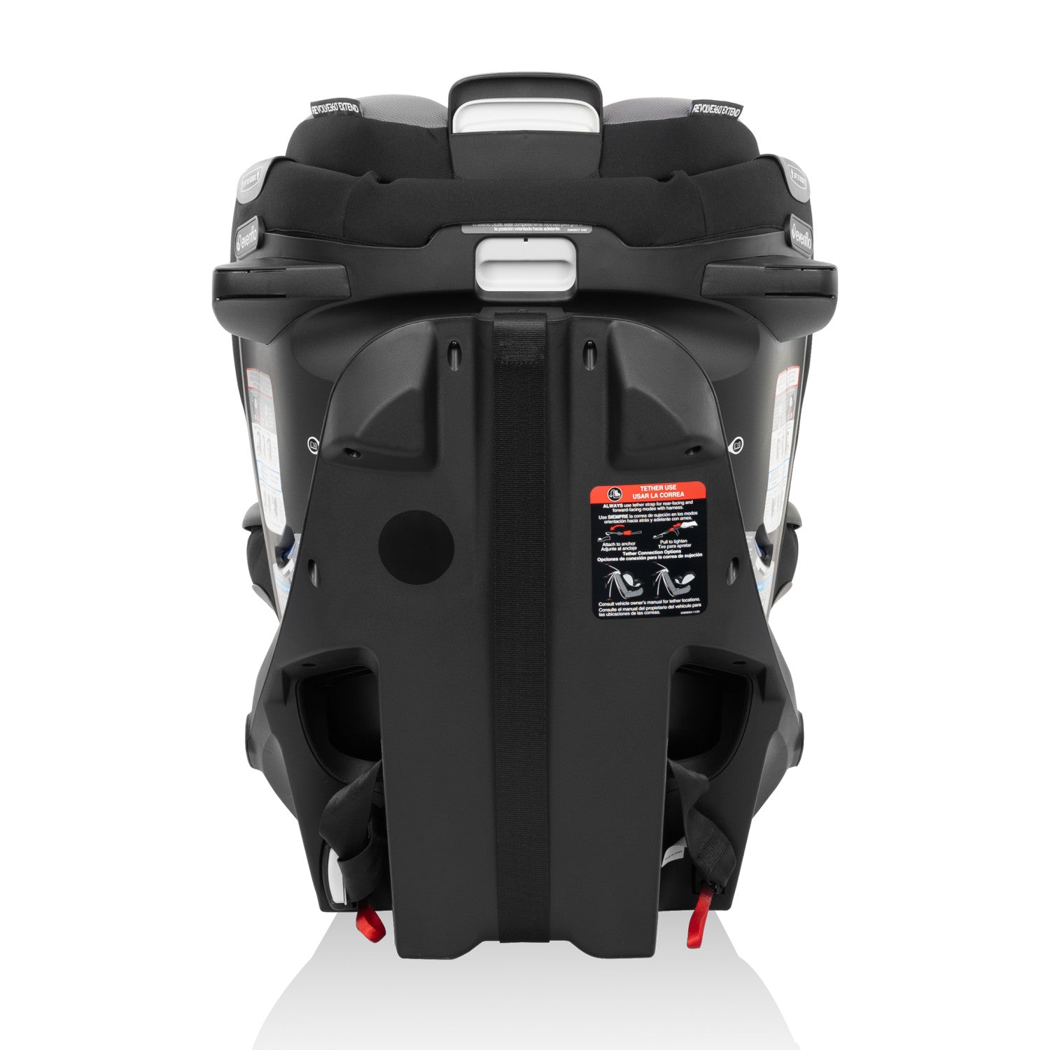 Revolve360 Extend Rotational All-in-One Convertible Car Seat with Quick Clean Cover back