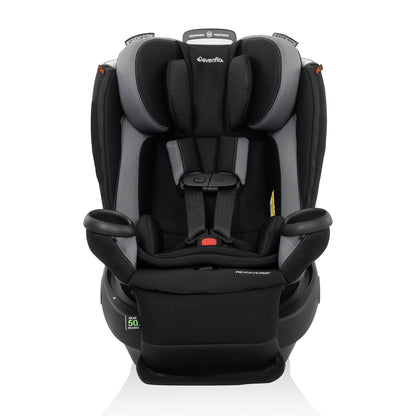 Revolve360 Extend Rotational All-in-One Convertible Car Seat with Quick Clean Cover full front