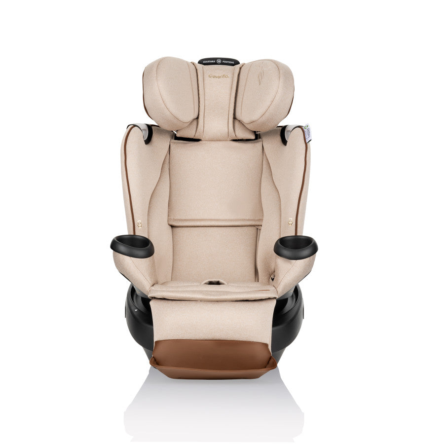 Revolve360 Extend All-in-One Rotational Car Seat with Green & Gentle Fabric front 1