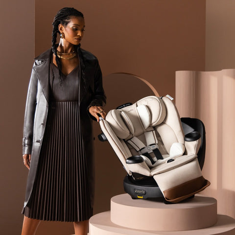 Limited Edition Revolve360 Extend All-in-One Rotating Car Seat with Green & Gentle Fabric - Feature Image 3