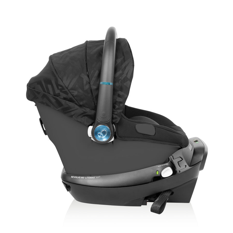 Shyft Intuiti+ Travel System featuring Revolve180 LiteMax NXT with SensorySoothe side