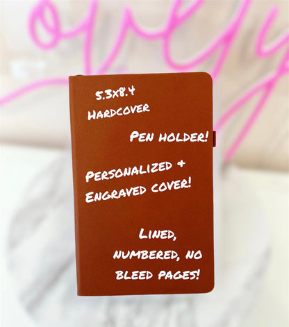 Baby's 1st Notebook, A Letter for Each Year on Your Birthday, Personalized Engraved New Parent Notebook