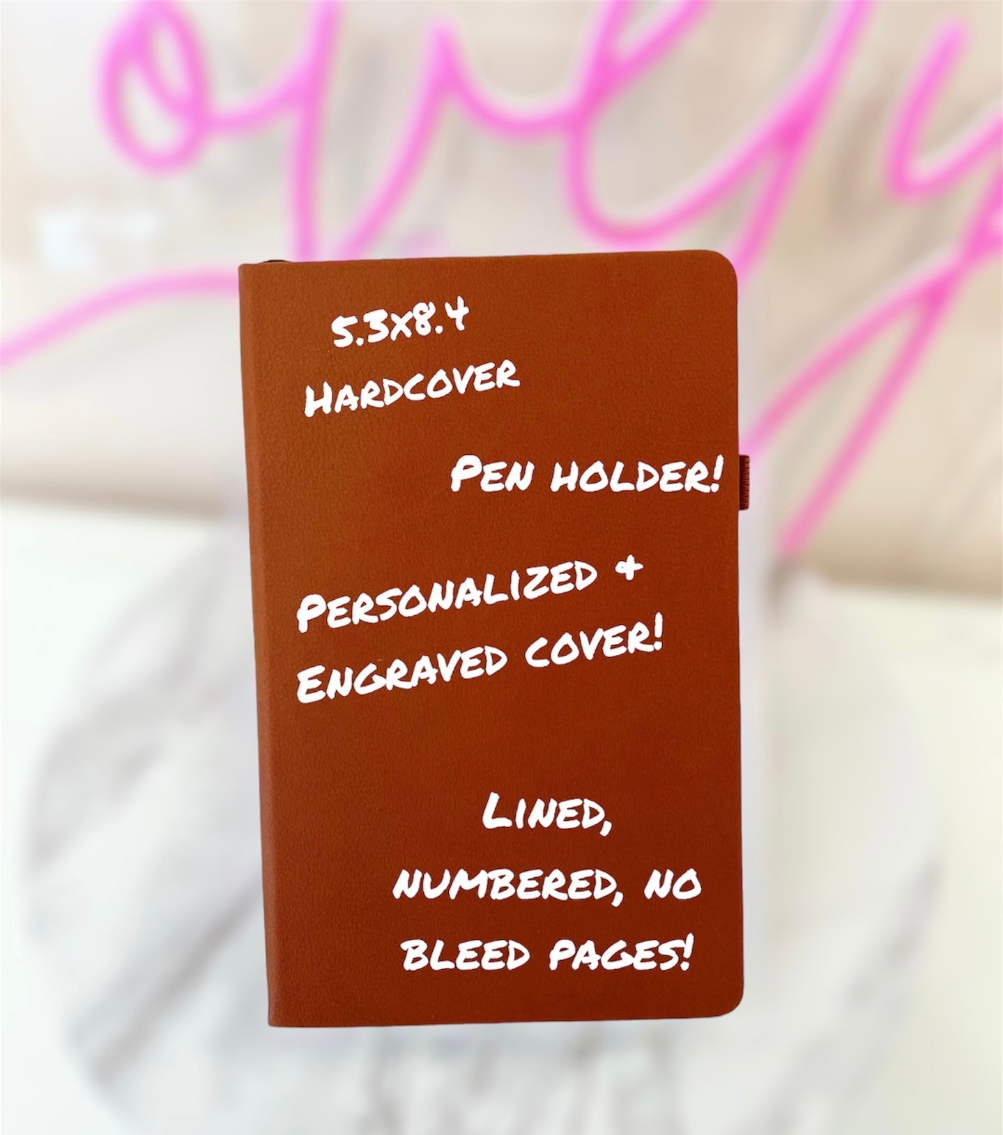 Baby's 1st Notebook, A Letter for Each Year on Your Birthday, Personalized Engraved New Parent Notebook