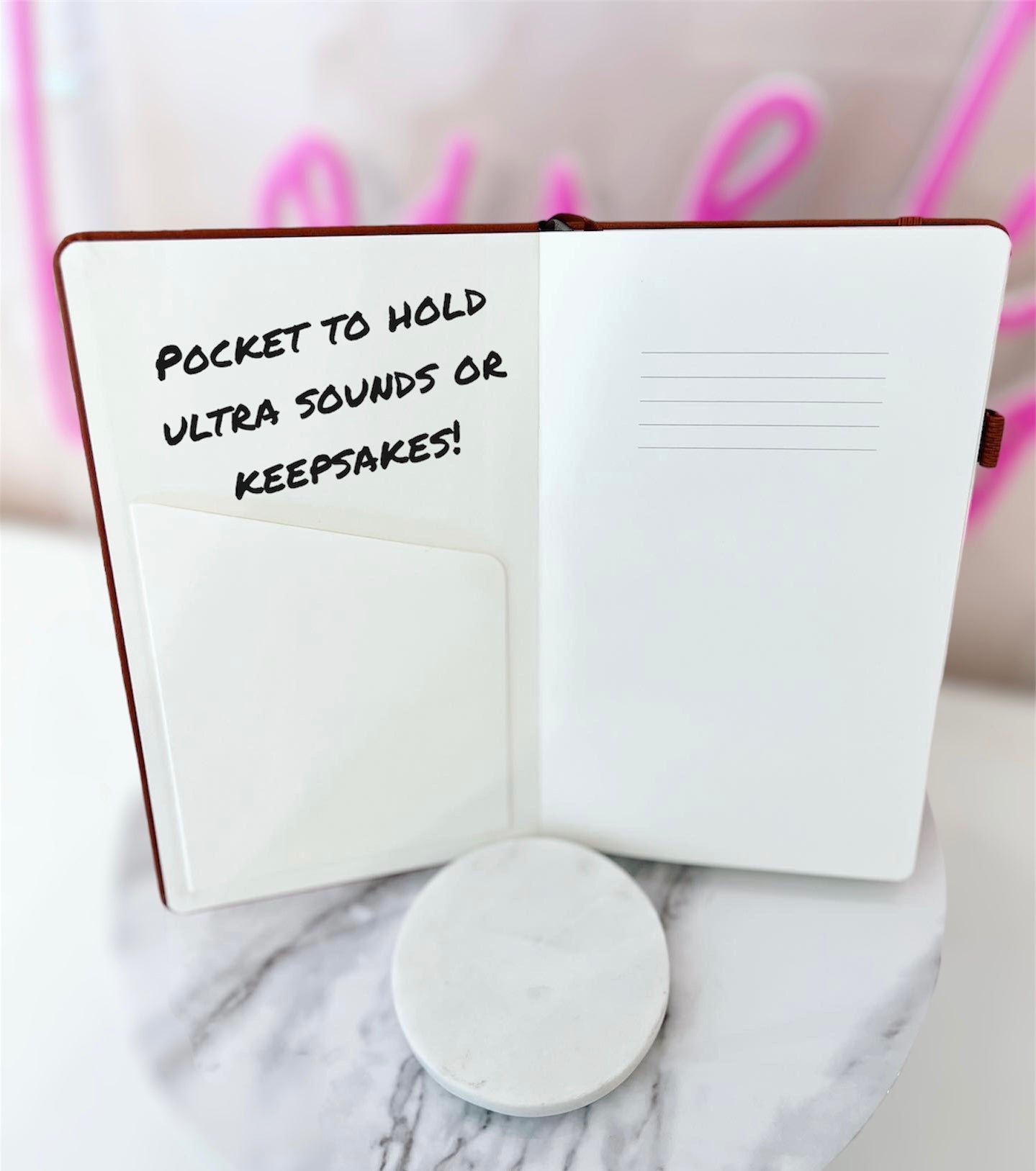 Baby's 1st Notebook, A Letter for Each Year on Your Birthday, Personalized Engraved New Parent Notebook