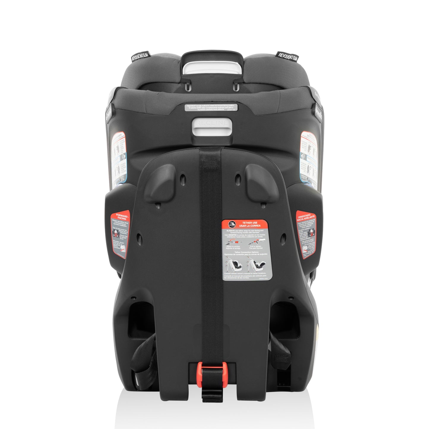 Revolve360 Slim 2-in-1 Rotational Car Seat black